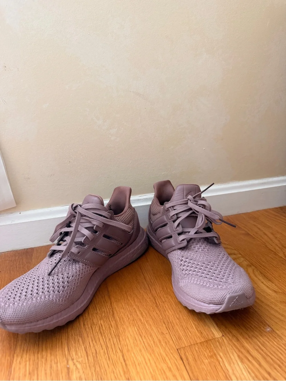 Adidas Ultra Boost Dusty Mauve Knit Running Sneakers